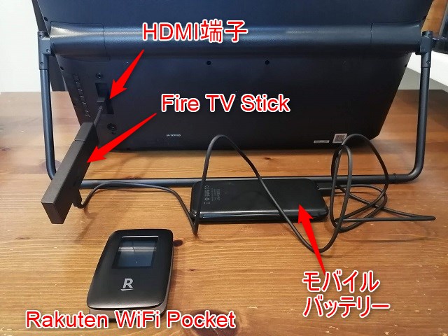 povo2.0”データ使い放題”×Fire TV Stick×プライベート・ビエラ＝車中泊 